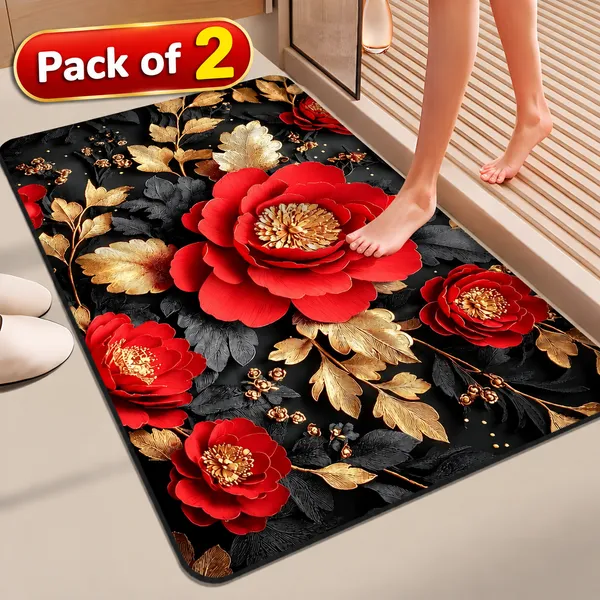 Elegant_Floral_Rubber_Door_Mat_40x60_CM_|_Non-Slip_Waterproof_Entrance_Mat_|_Heavy_Duty_Indoor_Outdoor_Floor_Mat_|_Decorative_Welcome_Door_Mat_for_Home,_Bathroom,_Kitchen,_Balcony_&_Front_Door_Pack_of_2