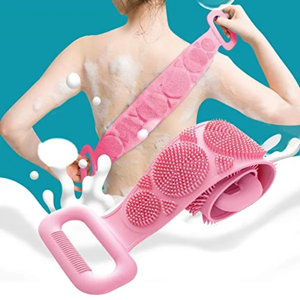 Pack_of_3_Silicone_Shower_Bath_Belt_For_Back_Scrubbing_|_Body_Brush