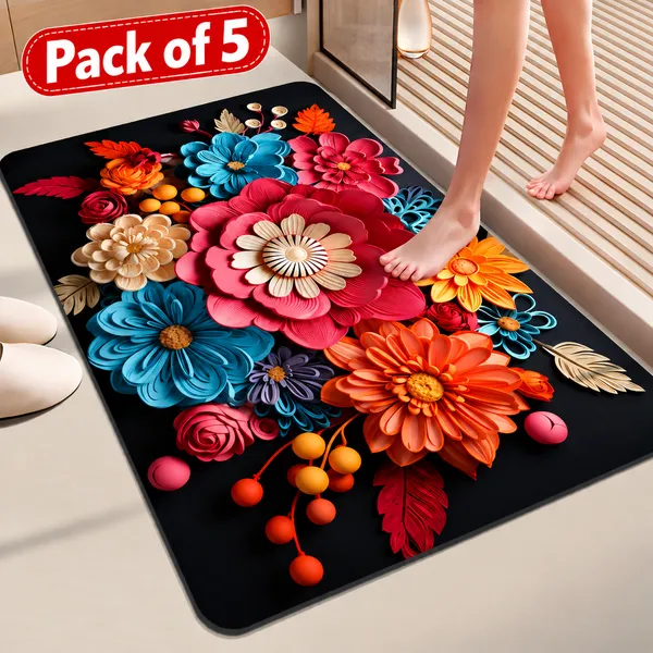 Elegant_Floral_Rubber_Door_Mat_40x60_CM_|_Non-Slip_Waterproof_Entrance_Mat_|_Heavy_Duty_Indoor_Outdoor_Floor_Mat_|_Decorative_Welcome_Door_Mat_for_Home,_Bathroom,_Kitchen,_Balcony_&_Front_Door_Pack_of_5