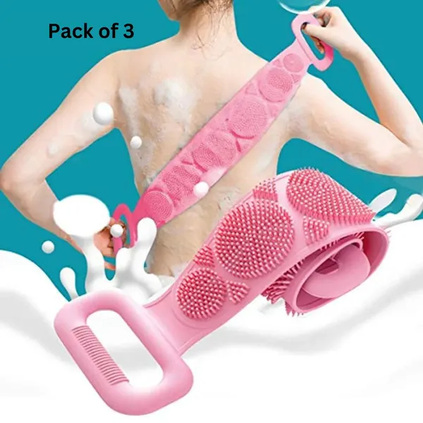 Pack_of_3_Silicone_Shower_Bath_Belt_For_Back_Scrubbing_|_Body_Brush