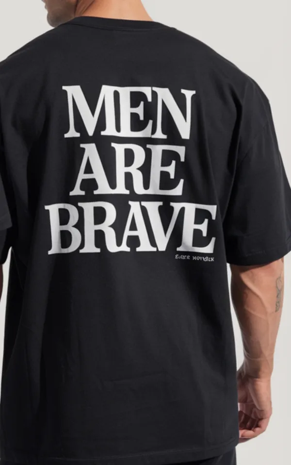 Black_GSM_220_Fashionable_Oversized_Round_Neck_Printed_T-Shirt_For_Men