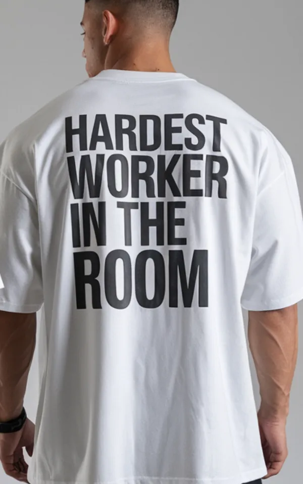 White_GSM_220_Fashionable_Oversized_Round_Neck_Printed_T-Shirt_For_Men