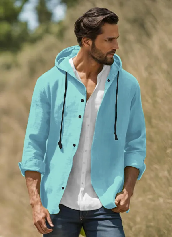 Sea_Green_Stylish_Designer_Hoodie_Shirt_For_Men