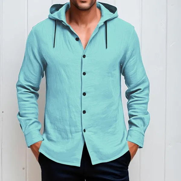 Sea_Green_Stylish_Designer_Hoodie_Shirt_For_Men