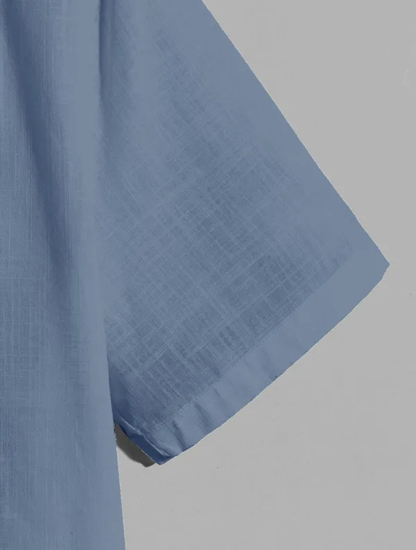 dusty_blue_Trendy_Shirt_For_Men