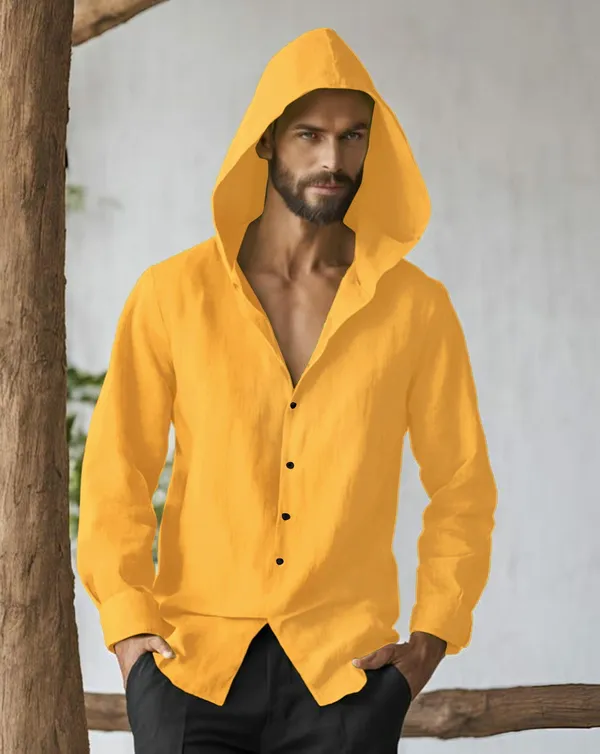 Light_Yellow_Stylish_Designer_Hoodie_Shirt_For_Men