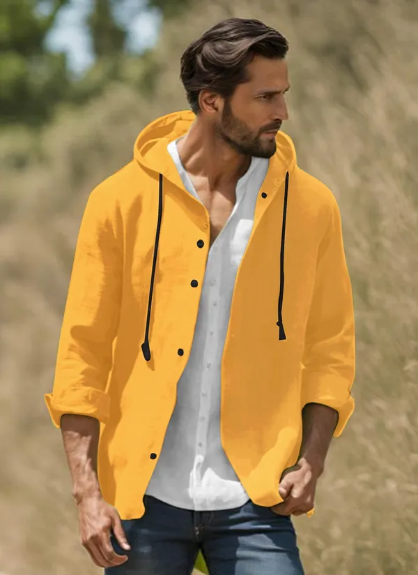 Light_Yellow_Stylish_Designer_Hoodie_Shirt_For_Men