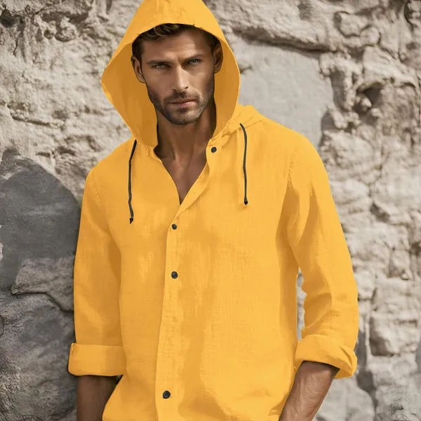 Light_Yellow_Stylish_Designer_Hoodie_Shirt_For_Men