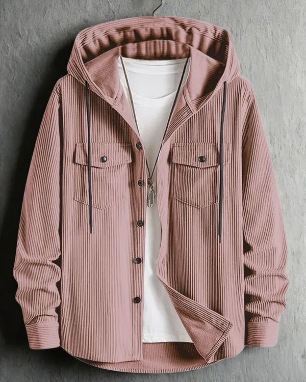 Peach_Rivising_Hoodie_Cotton_Shirt_For_Men