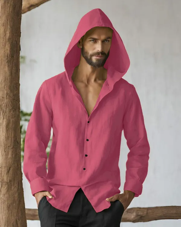 Pink_Stylish_Designer_Hoodie_Shirt_For_Men