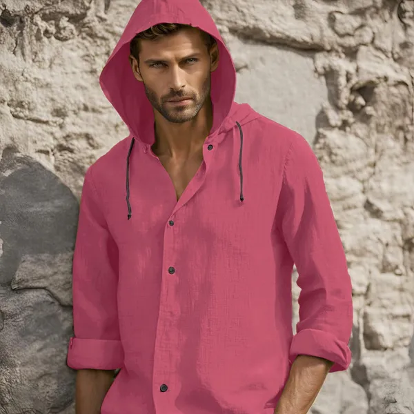 Pink_Stylish_Designer_Hoodie_Shirt_For_Men