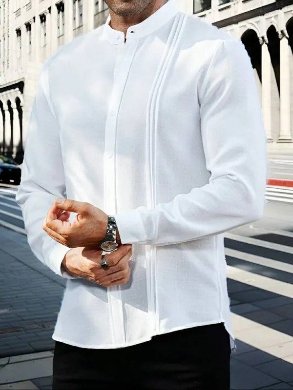 white_color_Trendy_Shirt_For_Men