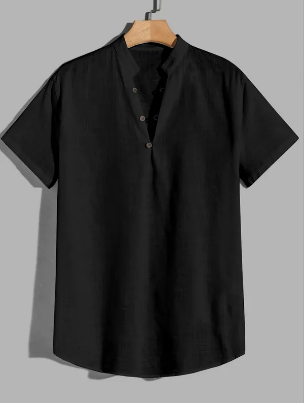 Black_Trendy_Cotton_Shirt_For_Men