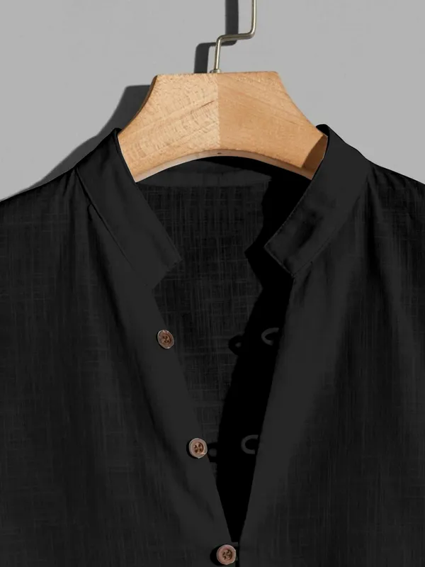 Black_Trendy_Cotton_Shirt_For_Men