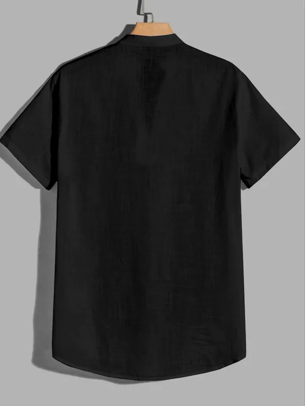Black_Trendy_Cotton_Shirt_For_Men