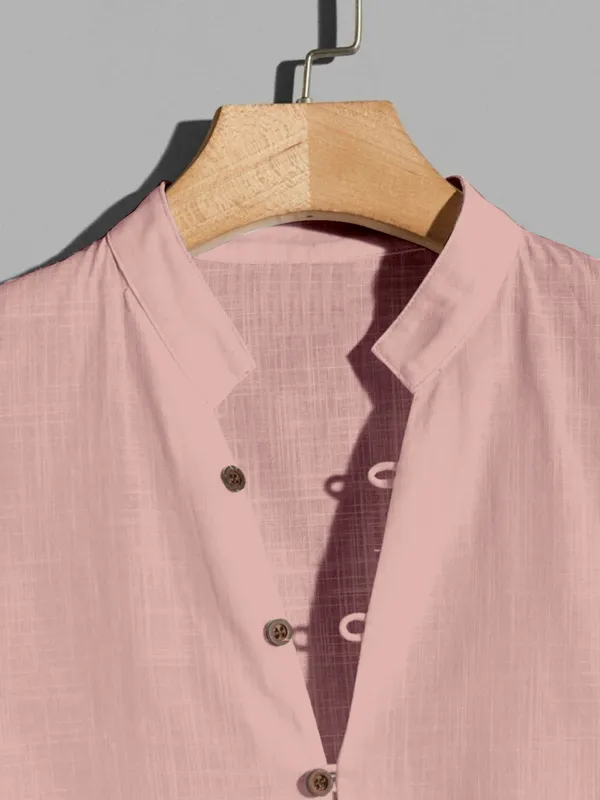 peach_color_Trendy_Shirt_For_Men