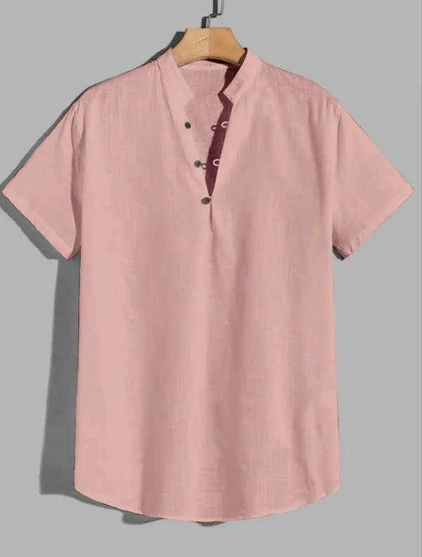peach_color_Trendy_Shirt_For_Men