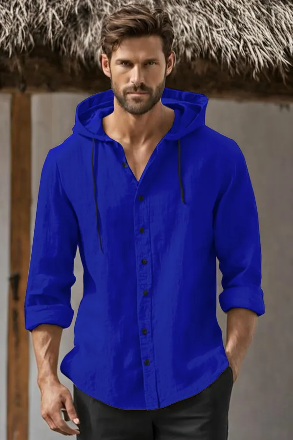 Blue_Stylish_Designer_Hoodie_Cotton_Shirt_For_Men