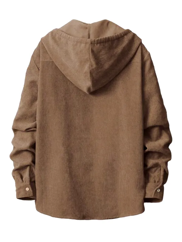 Chocalate_Classy_Retro_Hooded_Cotton_Shirt_For_Men