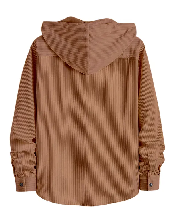 Chiku_Comfy_Cotton_Hooded_Shirt_For_Men