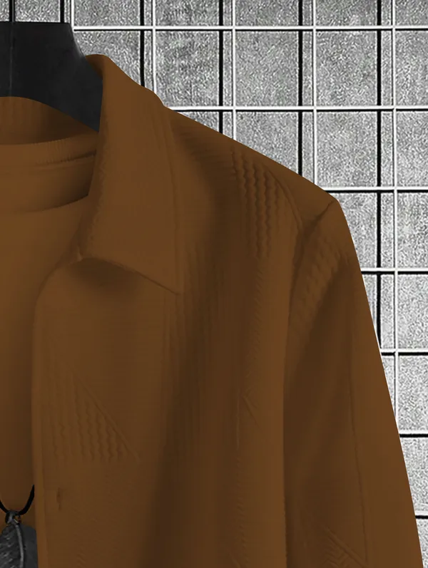 Brown_Fancy_Designer_Shirt_For_Men