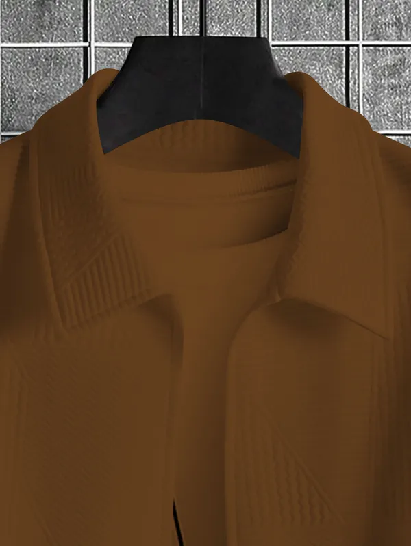 Brown_Fancy_Designer_Shirt_For_Men