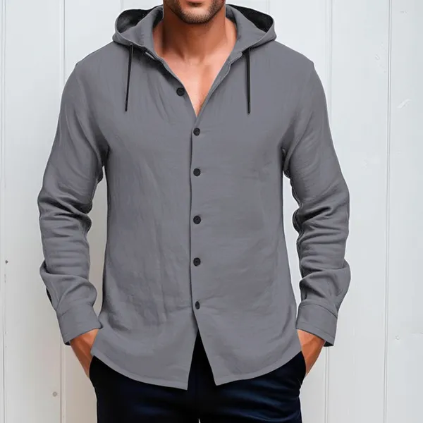 Gray_Stylish_Designer_Hoodie_Shirt_For_Men