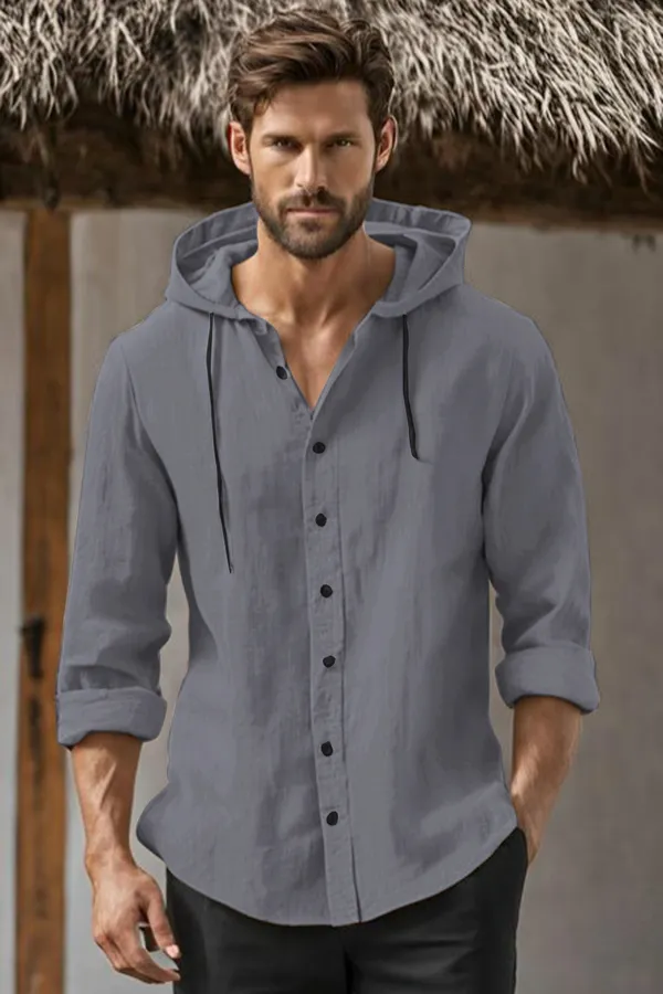 Gray_Stylish_Designer_Hoodie_Shirt_For_Men