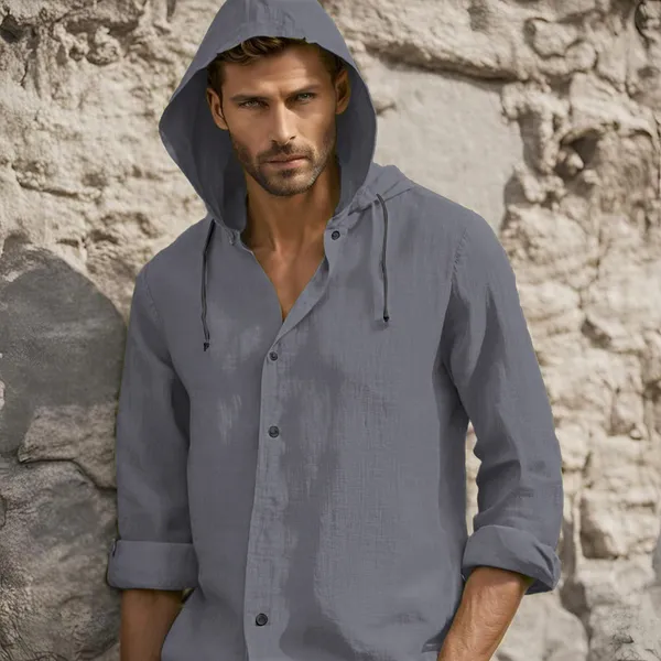 Gray_Stylish_Designer_Hoodie_Shirt_For_Men