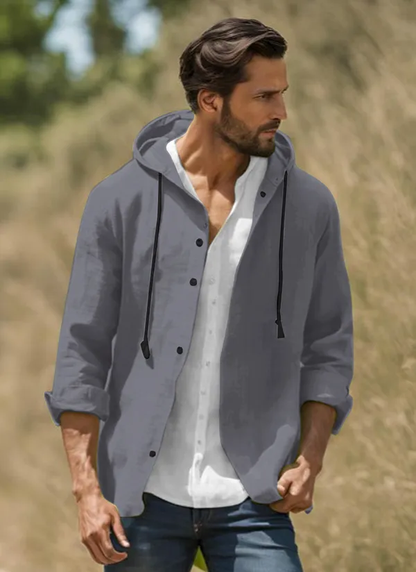 Gray_Stylish_Designer_Hoodie_Shirt_For_Men