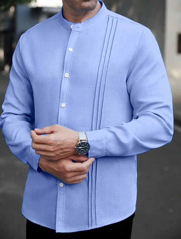 mint_blue_color_Trendy_Shirt_For_Men