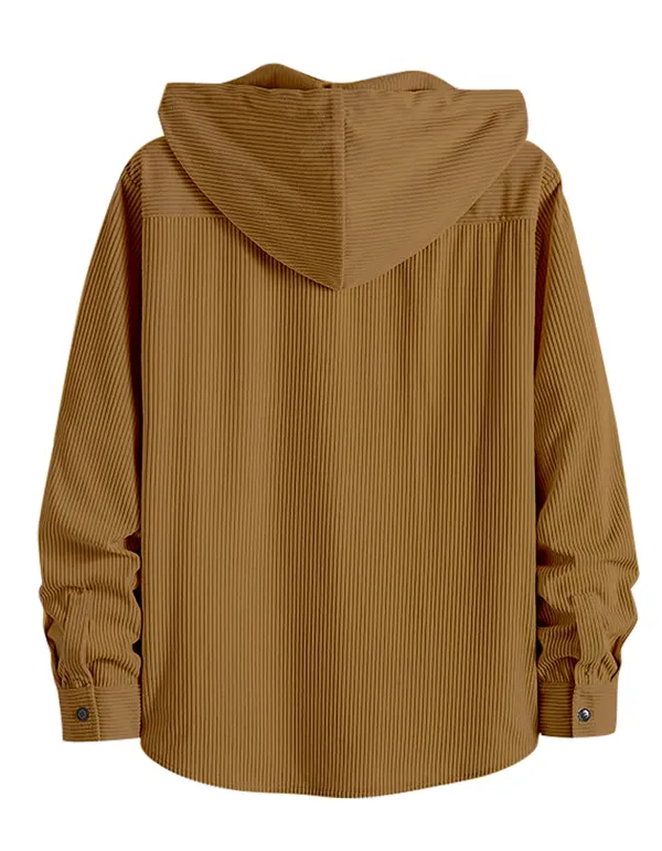 Brown_Retro_Hoddie_Cotton_Shirt_For_Men