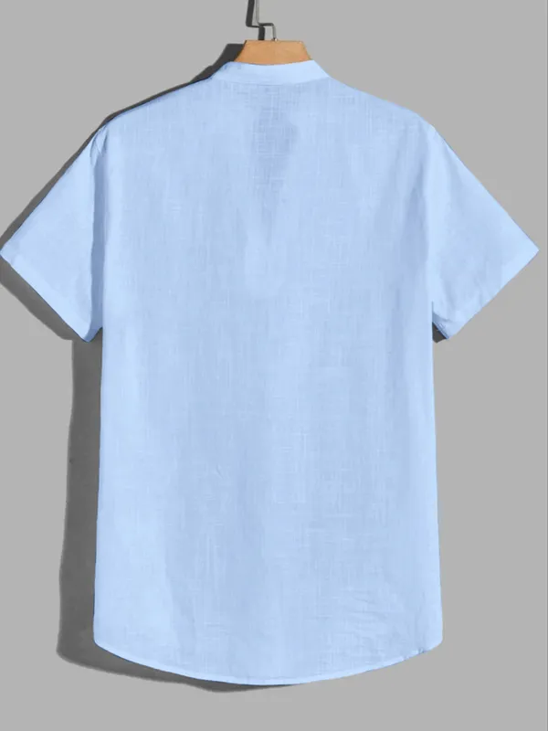 sky_blue_color_Trendy_Shirt_For_Men