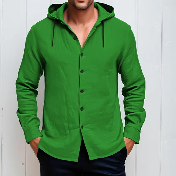 Green_Stylish_Designer_Hoodie_Cotton_Shirt_For_Men