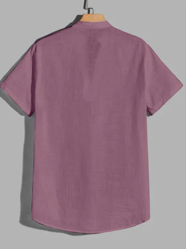dusty_pink_Trendy_Shirt_For_Men