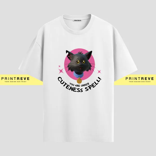 PRINTREVE_CUTENESS_SPELL_OVERSIZED_TSHIRTS_UNISEX_PREMIUM_240GSM_FRENCHTERRY