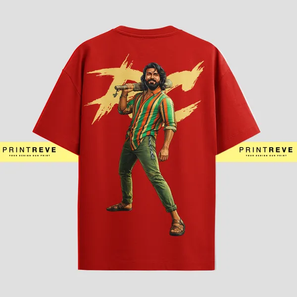RC_Ram_Charan_Peddi_Tshirts_for_Fan's_-_180_gsm_Regular_Fit__Red_Color_Tshirts_For_Global_Star_Fan's