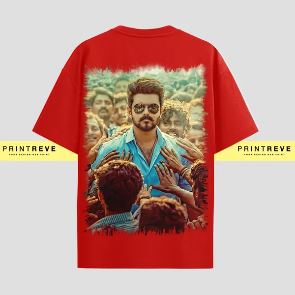 Thalapathy_Vijay_Movie_T-Shirts_|_Premium_180_GSM_Bio-Wash_Fabric_RED