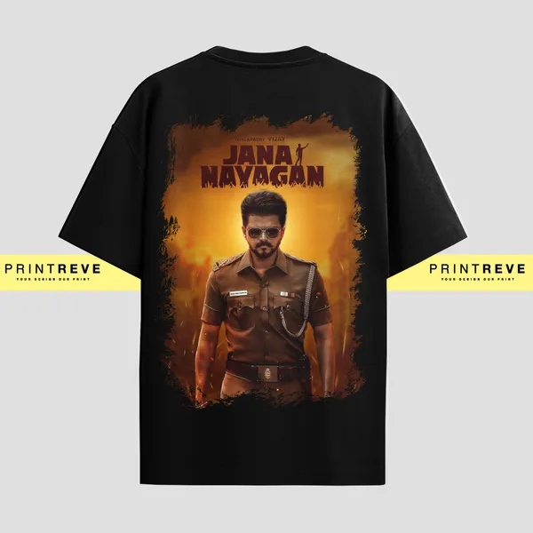 Thalapathy_Vijay__Police_at_Jana_Nayagan_Movie_T-Shirts_|_Premium_180_GSM_Bio-Wash_Fabric