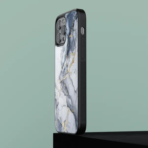 White_Marble_Pattern_Designer_Premium_Glass_Cases_-_Iphone_X_to_Iphone_16