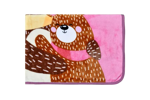 Beary_Tales_Multipurpose_Extra_Soft_Baby_Blanket_|_Super_Comfortable_All_Season_Single_Layer_Blanket_For_Newborn_Baby/_Kids/_Toddlers_(Pink,_Single_Layer(100X140Cm))