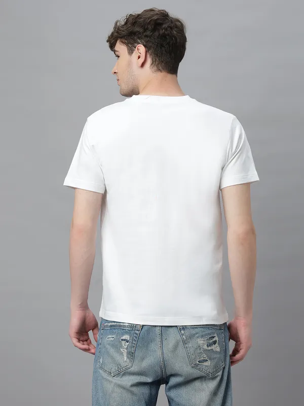 White_Cotton_Graphic_Puff_Printed_Round_Neck_Half_Sleeves_Regular_Fit_T-Shirt_For_Men