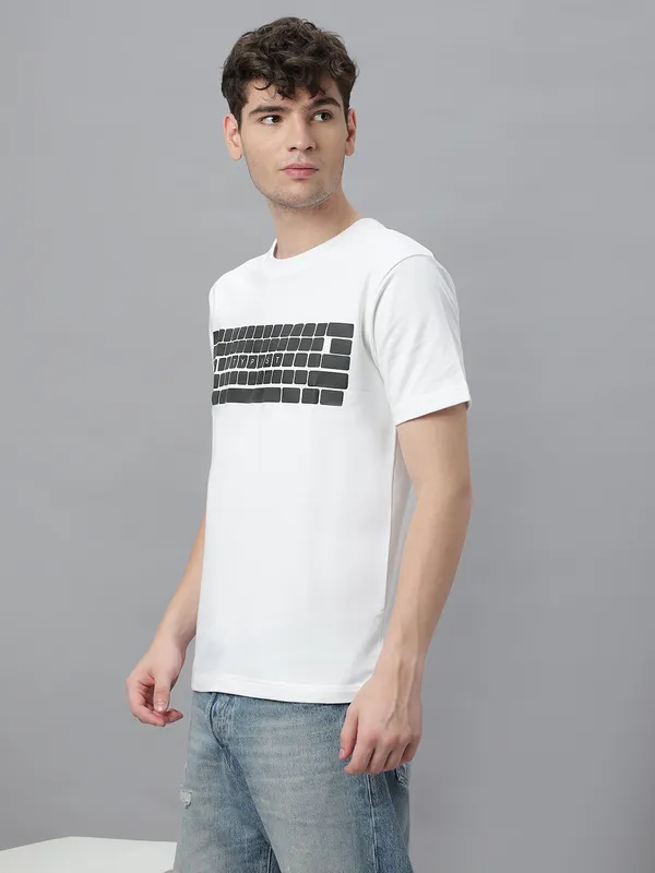 White_Cotton_Graphic_Puff_Printed_Round_Neck_Half_Sleeves_Regular_Fit_T-Shirt_For_Men