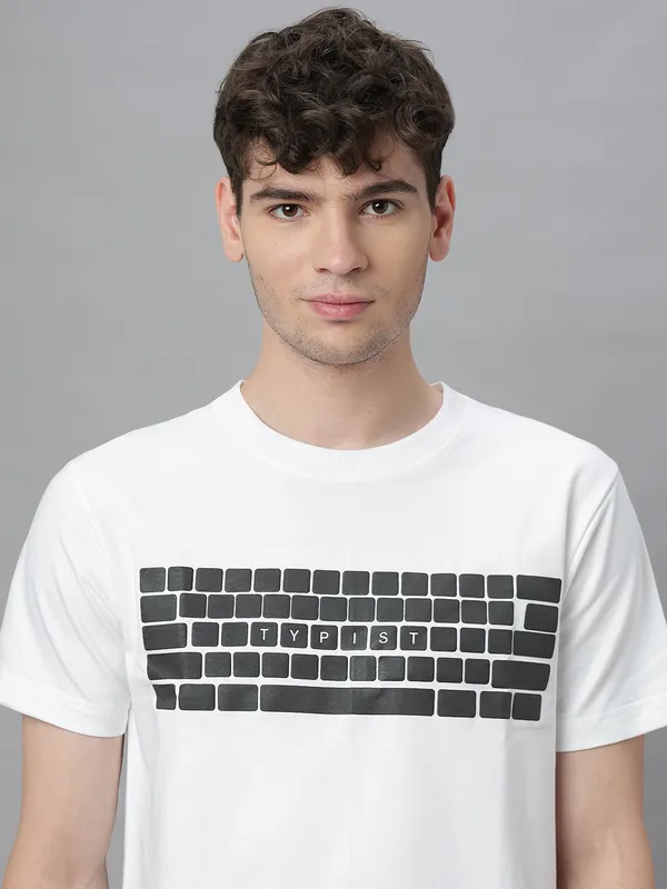 White_Cotton_Graphic_Puff_Printed_Round_Neck_Half_Sleeves_Regular_Fit_T-Shirt_For_Men