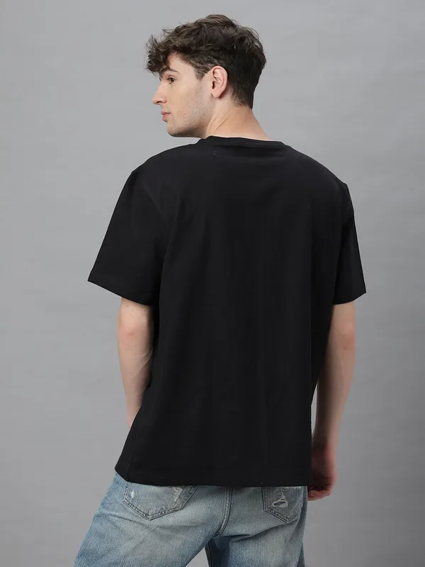 Black_Cotton_Graphic_Hd_Printed_Round_Neck_Half_Sleeves_Oversized_T-Shirt_For_Unisex