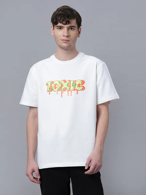 White_Cotton_Graphic_Printed_Round_Neck_Half_Sleeves_Oversized_T-Shirt_For_Unisex