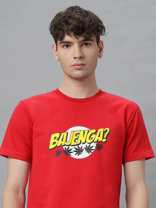 Red_Cotton_Graphic_Printed_Round_Neck_Half_Sleeves_Regular_Fit_T-Shirt_For_Men