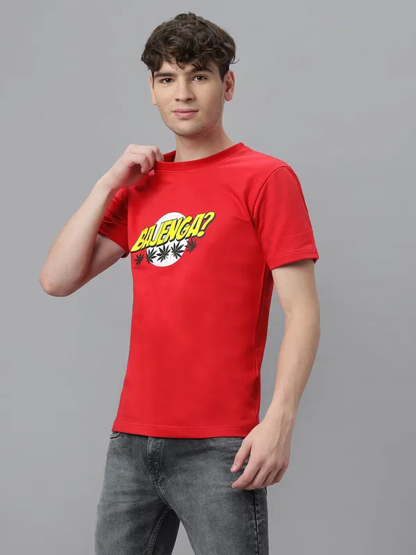 Red_Cotton_Graphic_Printed_Round_Neck_Half_Sleeves_Regular_Fit_T-Shirt_For_Men