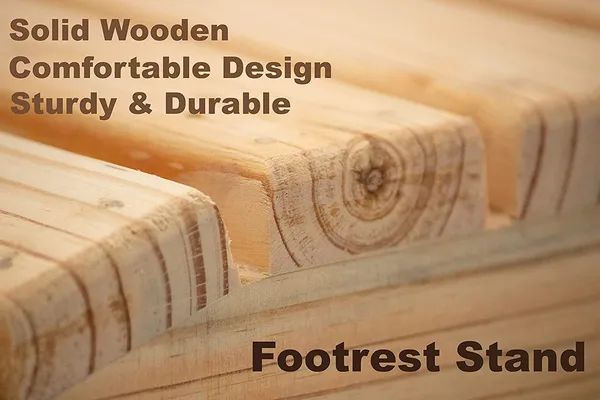12_Inch_Solid_Wood_Ergonomic_Under-Desk_Footrest_Stool,_Strong_and_Durable,_Core_Strength,_Stability,_Anti_Slip_Design,_For_Computer_and_Office_Chair,_White_(Big(35X30X11.5_CM))