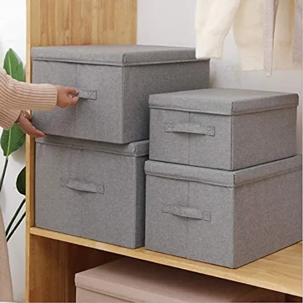 Rectangular_Foldable_Large_Linen_Laundry,_Clothes,_Books,_Toys_Storage_Living_Hamper_Box_with_Lid_and_Handle,_Large,_Pack_of_2-Grey,_Large